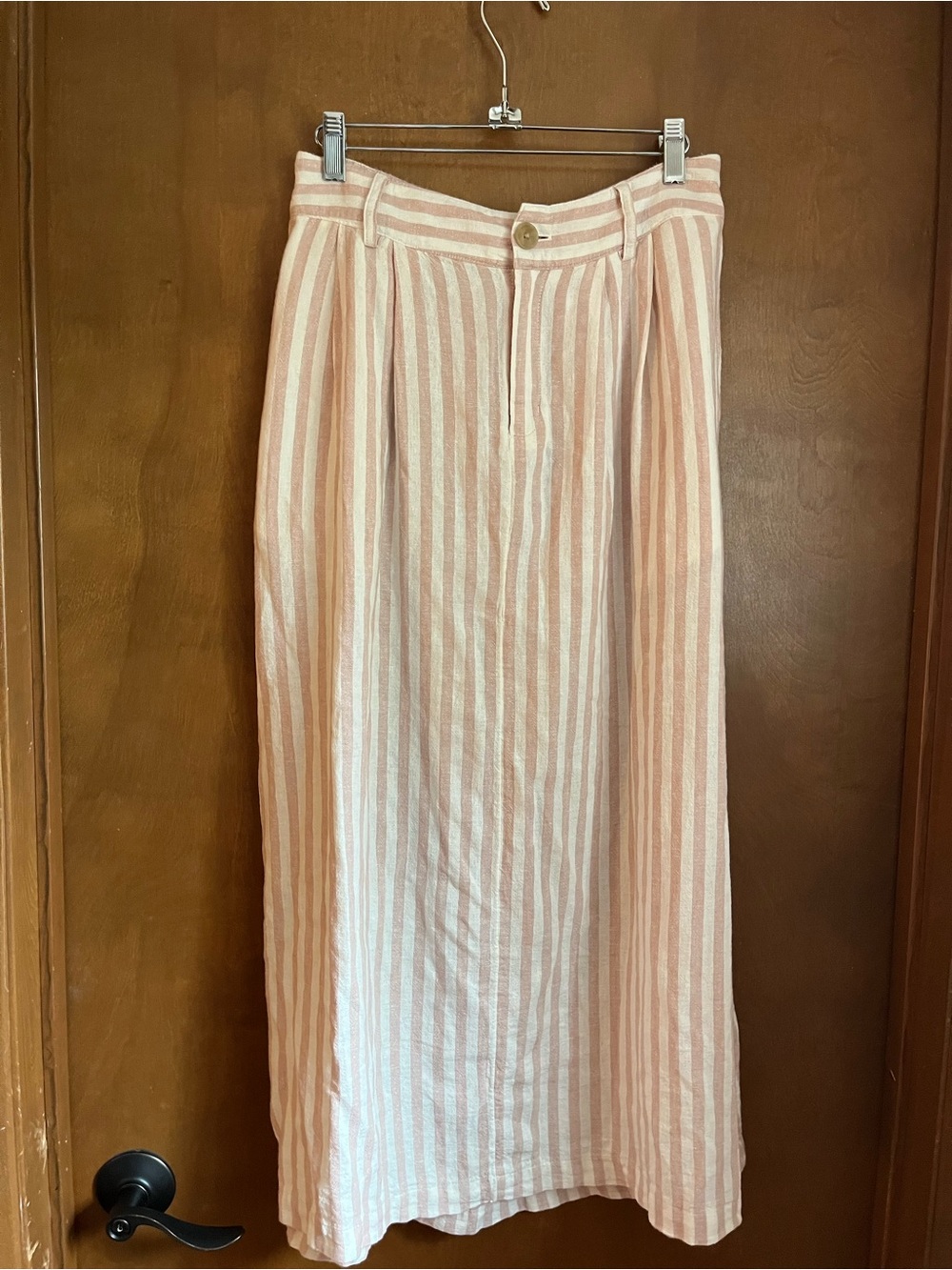 a new day Pink & White Striped Maxi Skirt